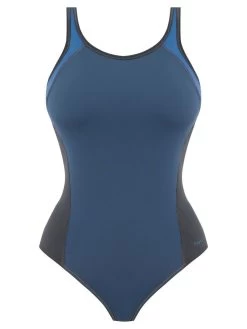FREYA Active Freestyle Moulded Swimsuit - Denim -Lingerie Store braforme freya activefreestyle aw3969 den c