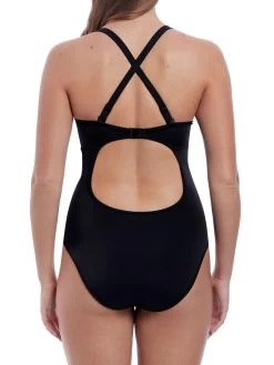 FREYA Remix Plunge Swimsuit - Black -Lingerie Store braforme freya swimwear remix as3981 blk b1