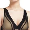 Accent Plunge Bra - Black