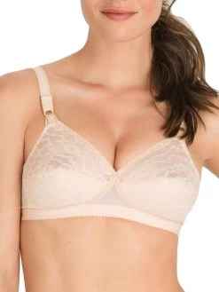 Playtex Cross Your Heart Lace Full Cup Soft Bra (Twin Pack) - White/Skin -Lingerie Store braforme playtex cross your heart bra twin pack p0165 white skin fbeige