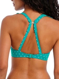 FREYA Jewel Cove High Apex Bikini Top - Marine -Lingerie Store braforme swim freya jewel 20cove 7230 mar back2