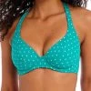 FREYA Jewel Cove Halter Bikini Top - Marine