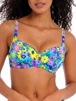 FREYA Garden Disco Sweetheart Bikini Top - Multi
