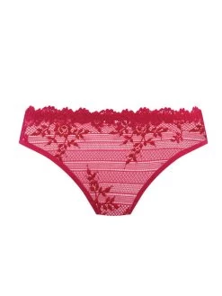 Wacoal Embrace Lace Bikini Brief -Lingerie Store braforme wa064391 615 wacoal lingerie embrace lace red bikini brief p