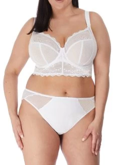 ELOMI Charley Bralette - White -Lingerie Store el4381 whe alt1 elomi lingerie charley white underwired bralette
