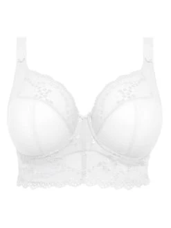 ELOMI Charley Bralette - White -Lingerie Store el4381 whe cut elomi lingerie charley white underwired bralette