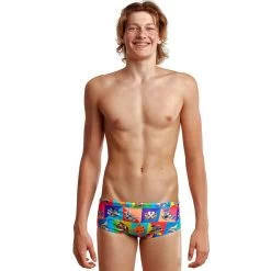 Funky Trunks Boy’s Sidewinder Trunks Rat Pack