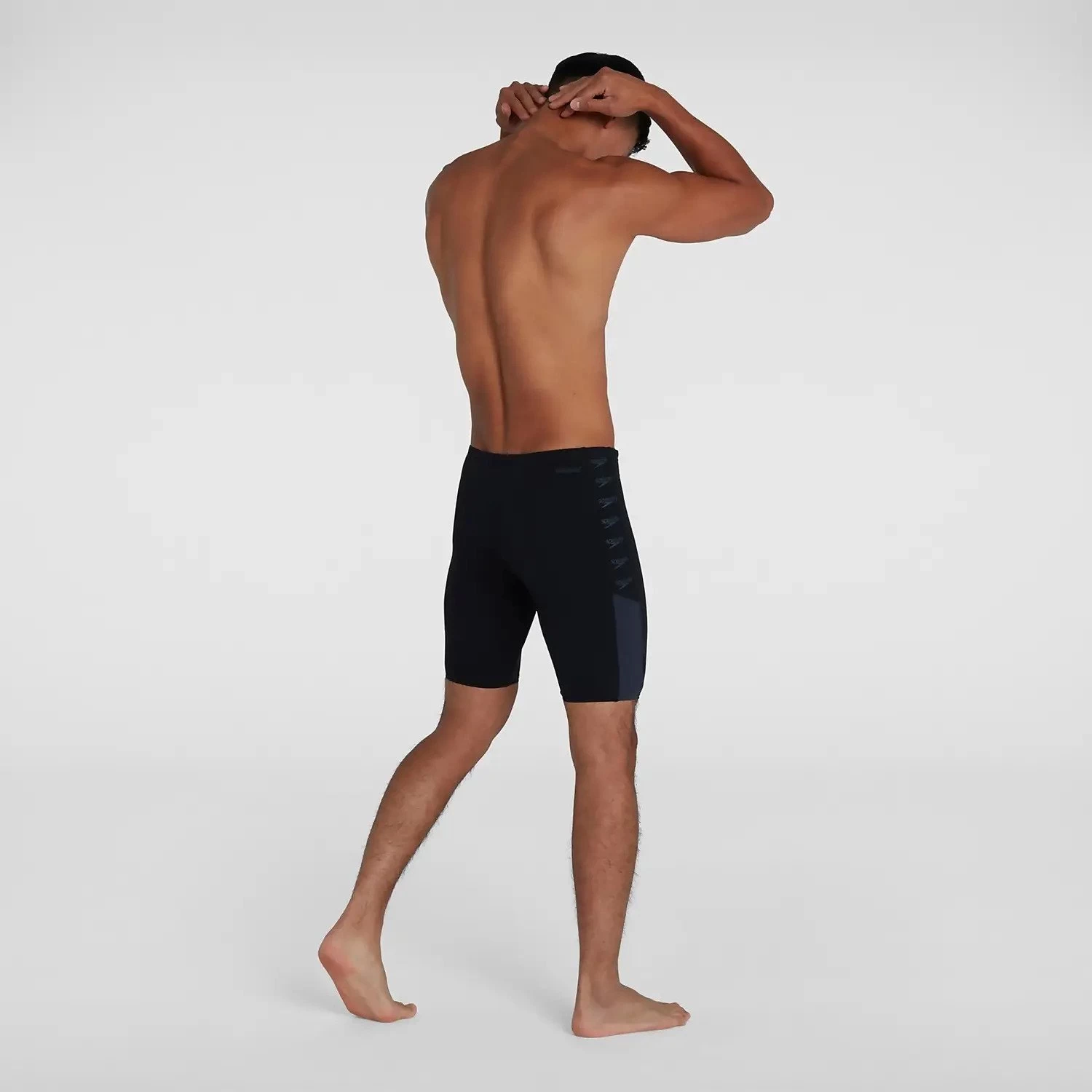 Speedo Mens Boom Logo Black/Grey Jammer 3 Speedo Mens Boom Logo Black/Grey Jammer - Image 3