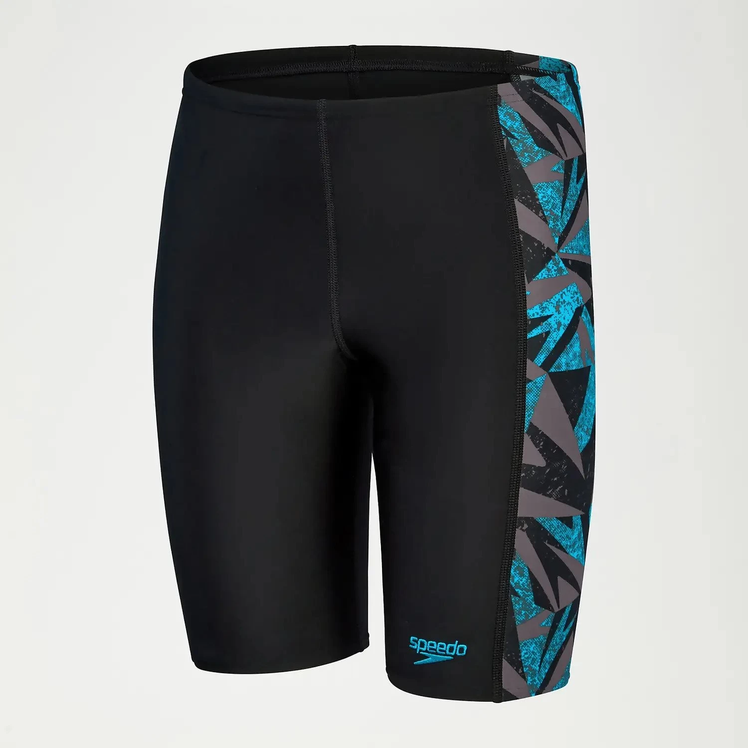 Speedo Boy’s Hyper Boom Panel Jammer Black/Blue 2 Speedo Boy’s Hyper Boom Panel Jammer Black/Blue - Image 2