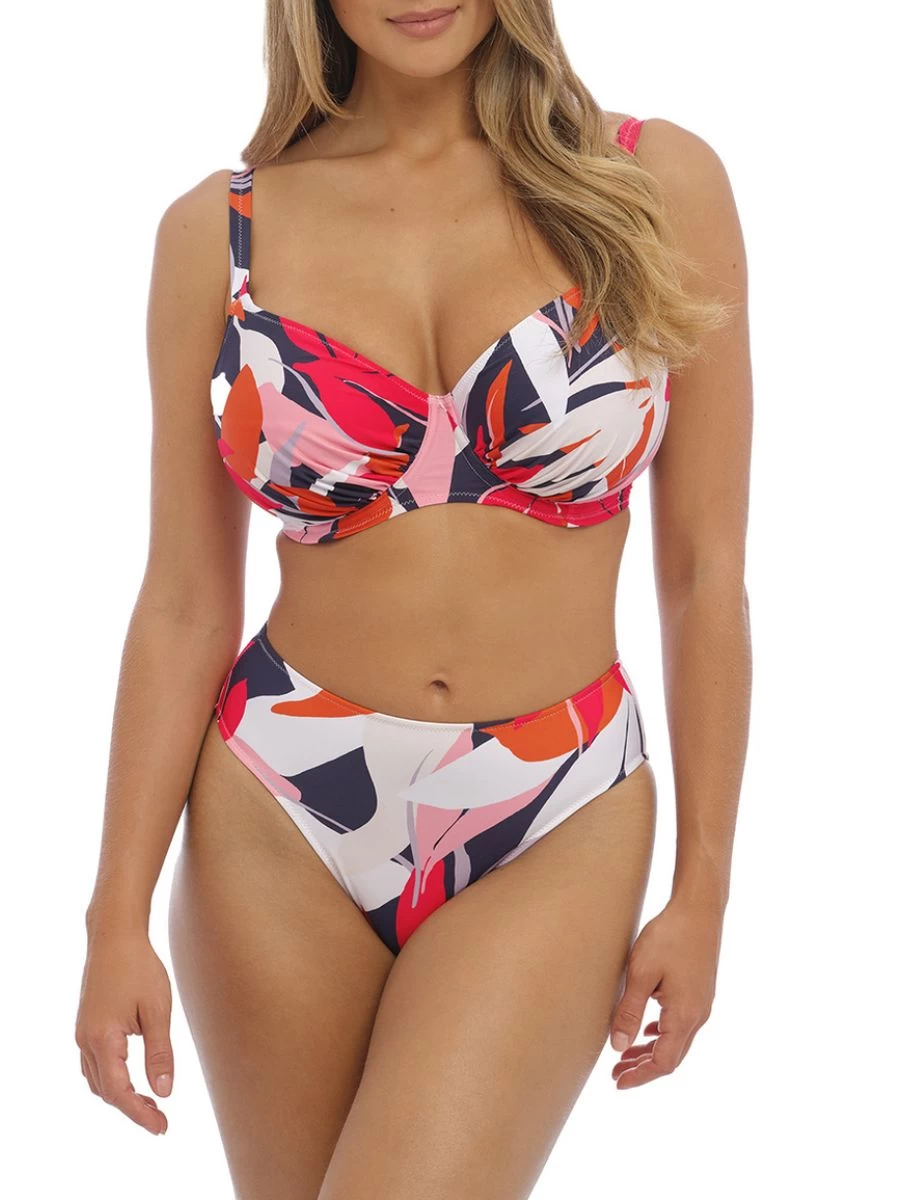 FANTASIE Almeria Gathered Full Cup Bikini Top - Multi 2 FANTASIE Almeria Gathered Full Cup Bikini Top - Multi - Image 2