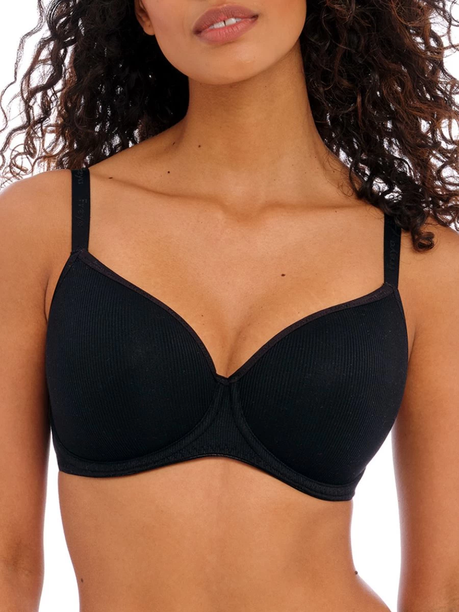 FREYA Chill Demi T-Shirt Bra - Black 1 FREYA Chill Demi T-Shirt Bra - Black