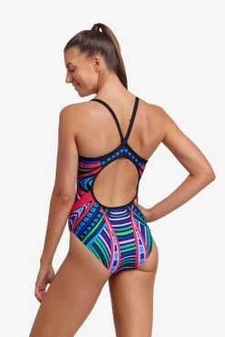 Funkita Ladies Diamond Back One Piece Primal Night -Lingerie Store fs11l primal night 5