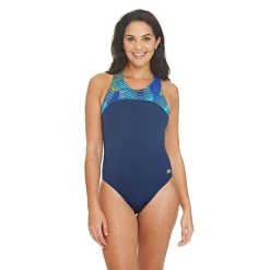 Zoggs Spiro Zippedback Swimsuit