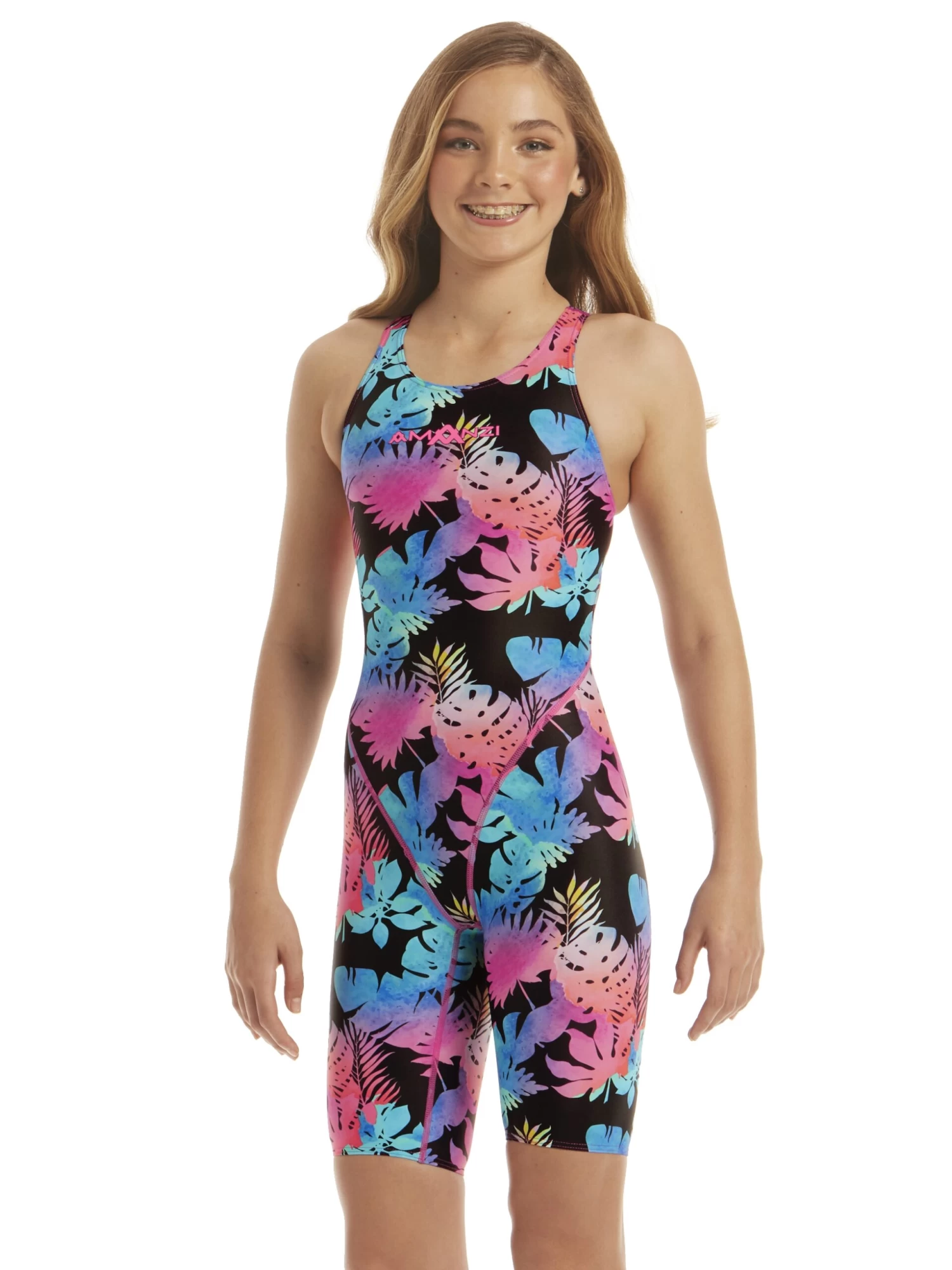 Amanzi Girls Tropical Jewel Kneelength 1 Amanzi Girls Tropical Jewel Kneelength