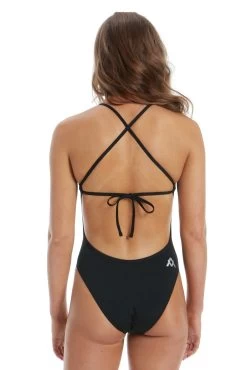 Amanzi Jet Tie Back One Piece -Lingerie Store products am18001 jet womenstieback1pc 3 2 scaled 1