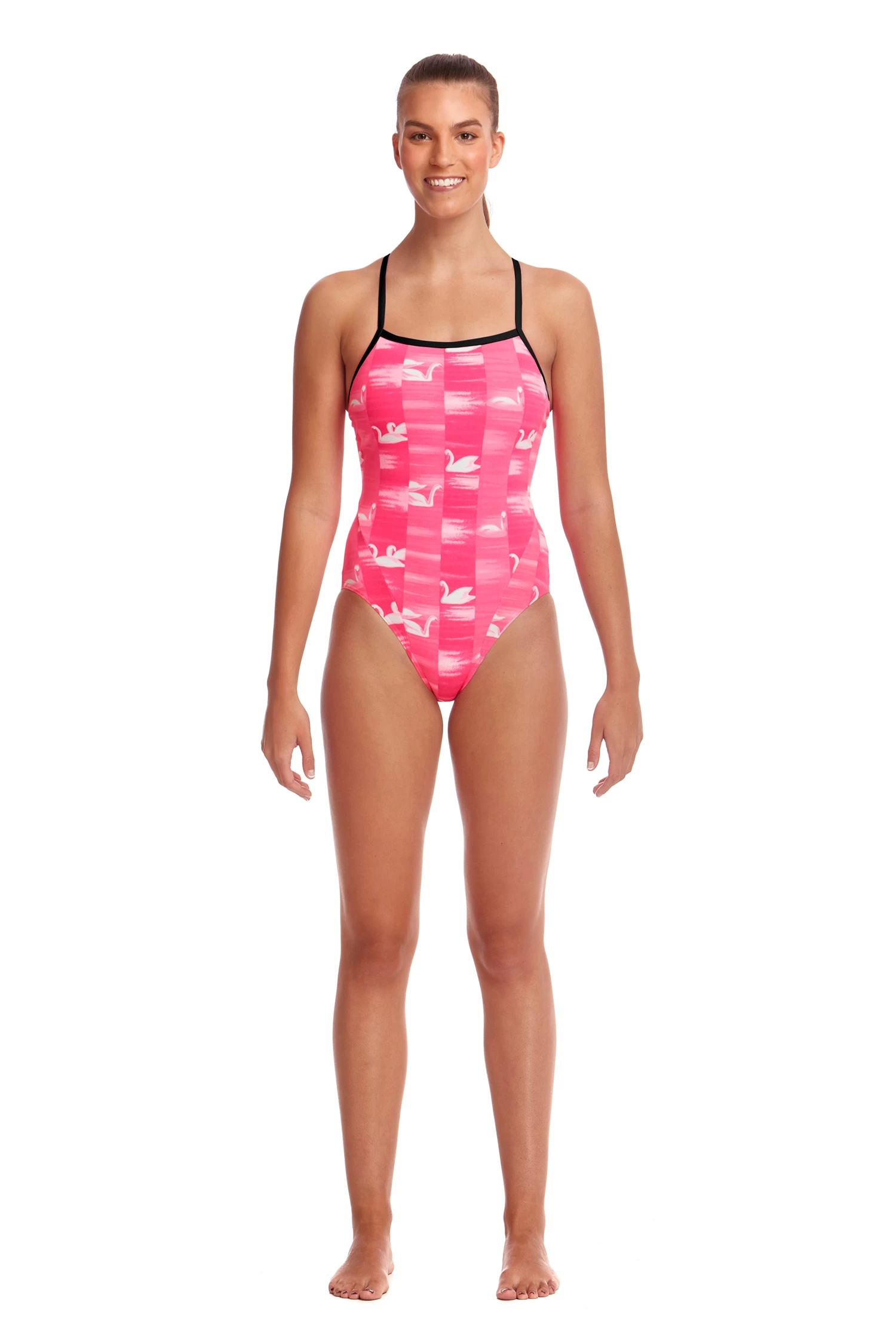 Funkita Ladies Swan Lake Single Strap 1 Funkita Ladies Swan Lake Single Strap