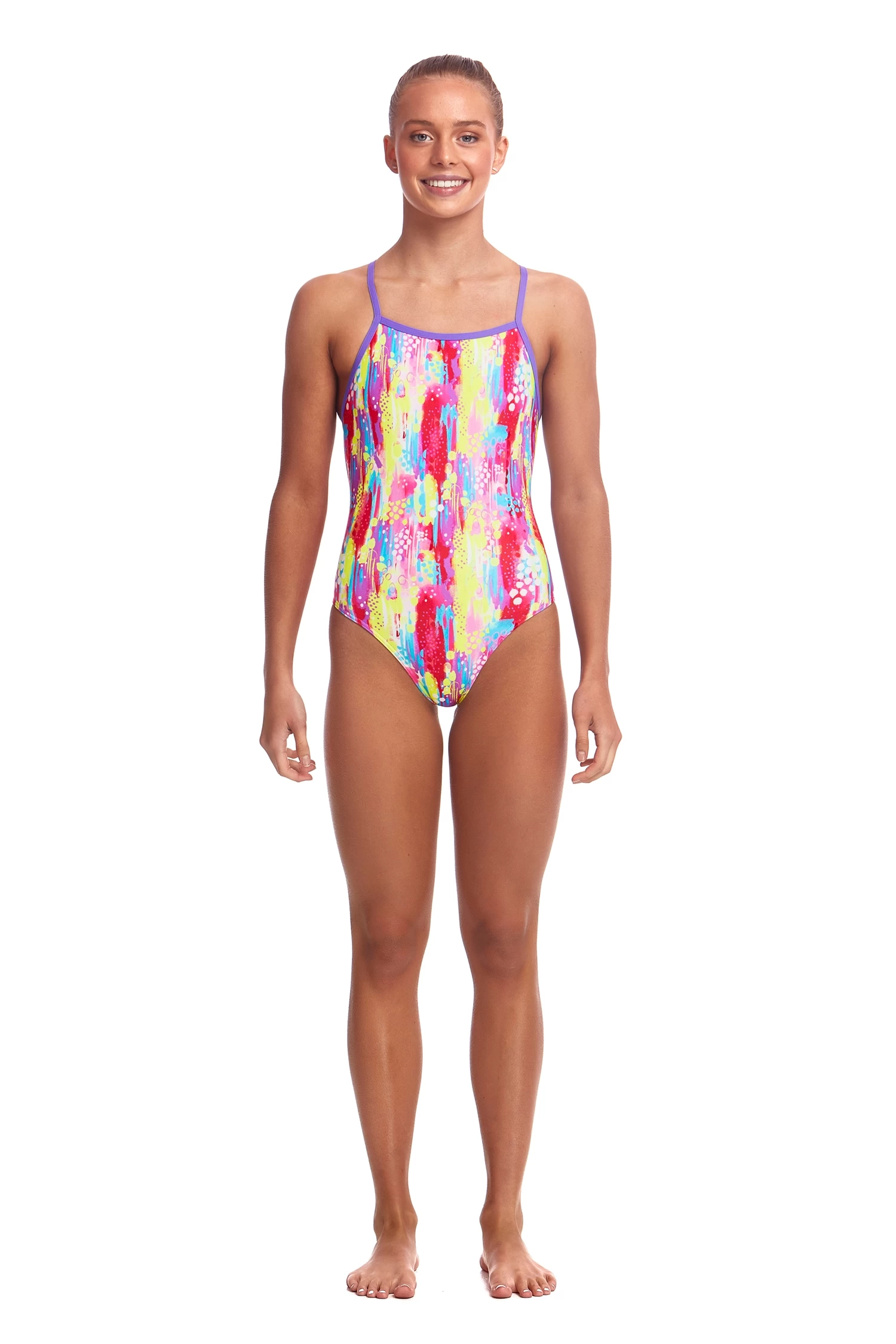 Funkita Girls Splat Stat Strapped In 1 Funkita Girls Splat Stat Strapped In