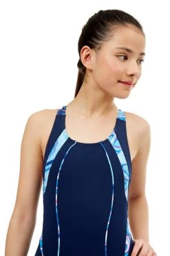 Maru Girls Marble Run Pacer Panel Legsuit -Lingerie Store products gk0046 marble run pacer panel legsuit 3 1