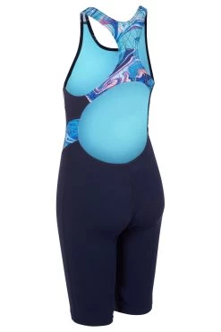 Maru Girls Marble Run Pacer Panel Legsuit -Lingerie Store products gk0046 marble run pacer panel legsuit bk 1