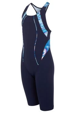 Maru Girls Marble Run Pacer Panel Legsuit -Lingerie Store products gk0046 marble run pacer panel legsuit fk 1