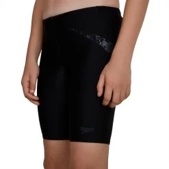 Speedo Boomstar Placement Jammer Boys Black/Oxid Grey 5 Speedo Boomstar Placement Jammer Boys Black/Oxid Grey -Lingerie Store products speedo boys jammers.boomstar splice black grey endurance swim shorts trunks s20 133640 p