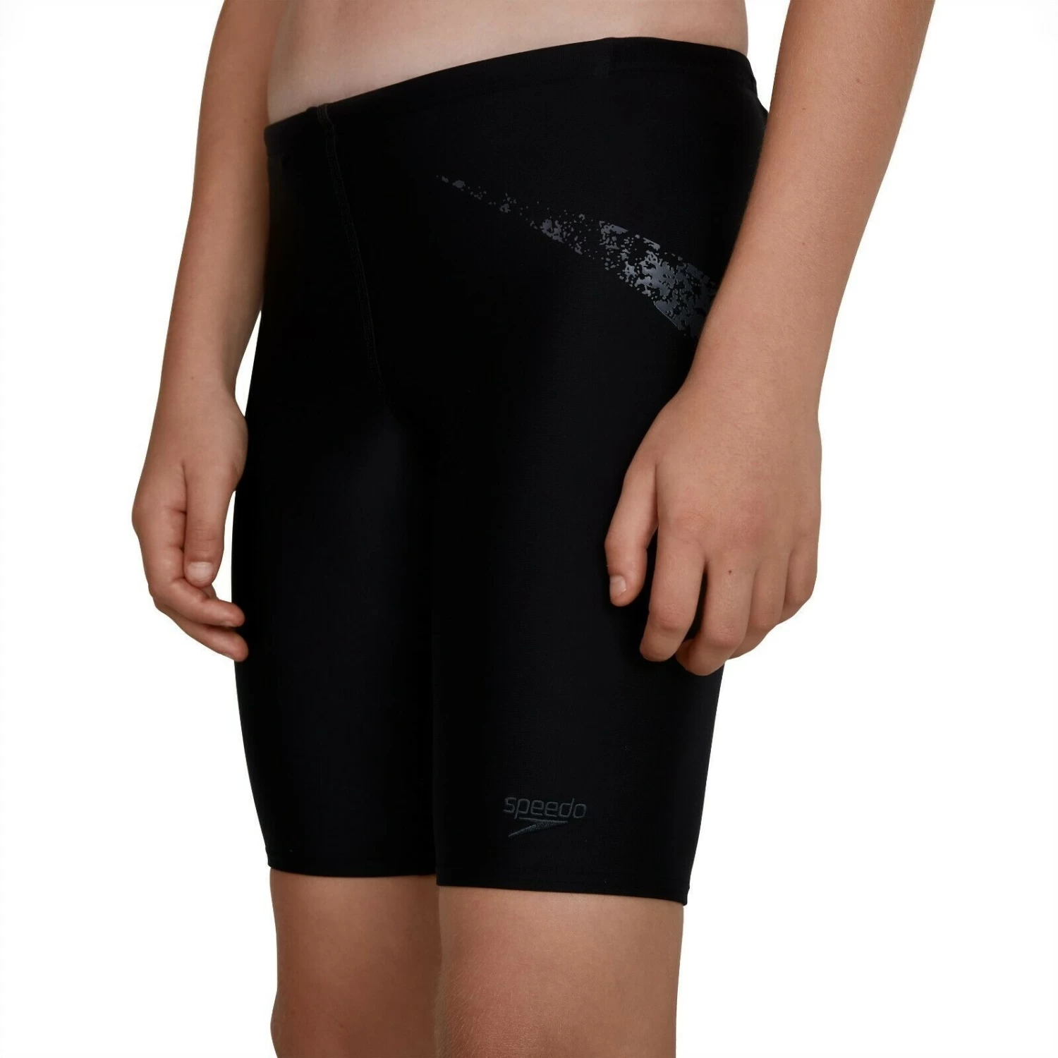 Speedo Boomstar Placement Jammer Boys Black/Oxid Grey 3 Speedo Boomstar Placement Jammer Boys Black/Oxid Grey - Image 3